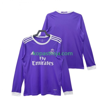 Billiga Fotbollströjor Real Madrid 2016 2017 Retro Borta tröja Långärmad